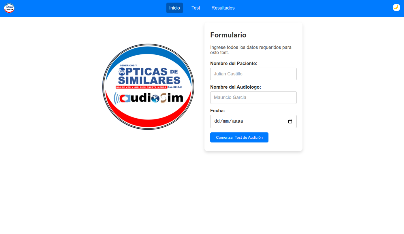 Simulador Web de Audiometría 2